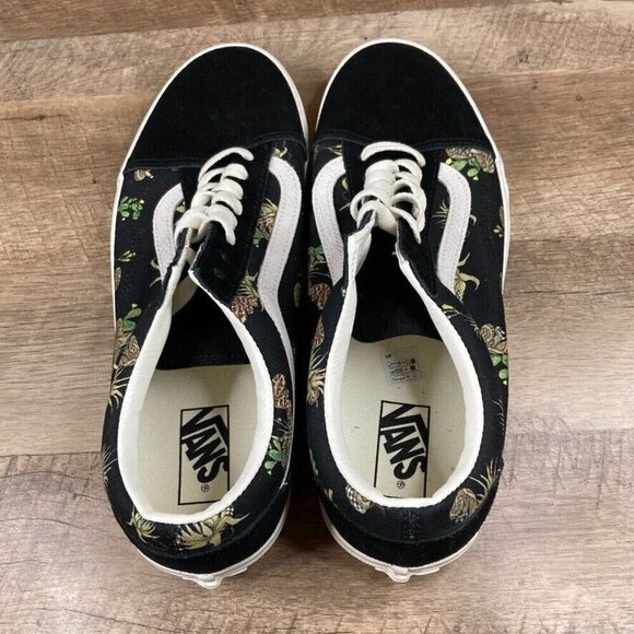 VANS Old Skool Desert Snake Black White Canvas Suede Mens 11 Womens 12.5 NEW - Picture 6 of 9